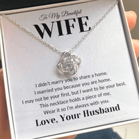 Load image into Gallery viewer, Gift For Wife - Always With you - Infinity Knot Necklace - Bard Jewelry
