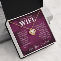 Load image into Gallery viewer, Gift For Wife - Love You Even More - Infinity Knot Necklace - Bard Jewelry
