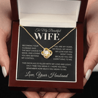 Load image into Gallery viewer, Gift For Wife - Love and Light - Infinity Knot Necklace - Bard Jewelry
