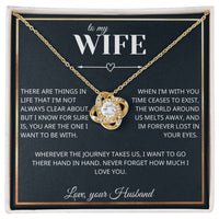 Load image into Gallery viewer, Time Ceases to Exist - Love Knot Necklace - Bard Jewelry
