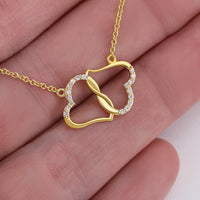 Load image into Gallery viewer, For Sister - Hearts in Unity - Everlasting Love Necklace (NB) - Bard Jewelry
