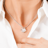 Load image into Gallery viewer, Life Feels Just Right - Love Knot Necklace - Bard Jewelry
