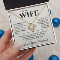 Load image into Gallery viewer, Be Your Last Everything - Love Knot Necklace - Bard Jewelry
