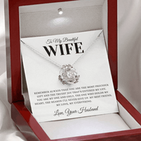 Load image into Gallery viewer, Gift for Wife - You are my one and only - Love Knot Necklace - Bard Jewelry
