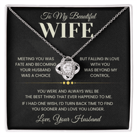 Load image into Gallery viewer, Meeting You Was Fate - Infinity Knot Necklace - Bard Jewelry
