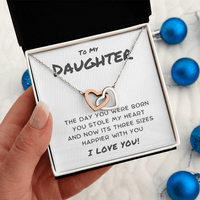 Load image into Gallery viewer, Gift For Daughter - Stole my Heart - Shared Heart - Bard Jewelry
