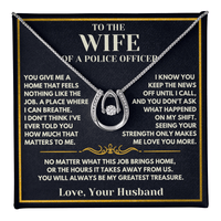 Load image into Gallery viewer, Gift For Wife - She Married a Cop - Bard Jewelry
