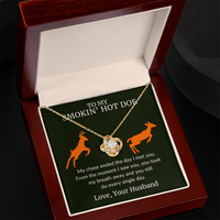 Load image into Gallery viewer, My Chase Ended The Day I Met You - Infintiy Knot Necklace - Bard Jewelry

