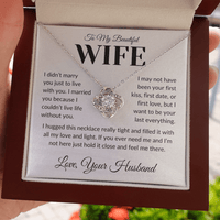 Load image into Gallery viewer, Gift For Wife - Your Last Everything - Infinity Knot Necklace - Bard Jewelry
