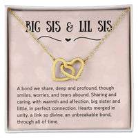 Load image into Gallery viewer, For Sister - Hearts in Unity - Interlocking Hearts Necklace - Bard Jewelry
