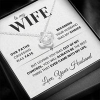 Load image into Gallery viewer, Our Paths Crossing Was Fate - Love Knot Necklace - Bard Jewelry

