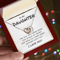 Load image into Gallery viewer, Gift For Daughter - Stole my Heart - Shared Heart - Bard Jewelry
