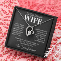 Load image into Gallery viewer, Gift For Wife - Always Beside you - Forever Love Necklace - Bard Jewelry
