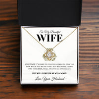 Load image into Gallery viewer, Gift For Wife - Fall in love all over again - Love Knot Necklace - Bard Jewelry
