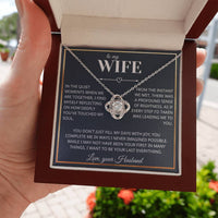 Load image into Gallery viewer, Sense of Rightness - Love Knot Necklace - Bard Jewelry
