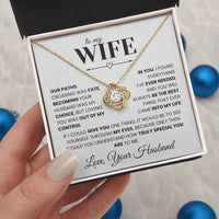 Load image into Gallery viewer, In You I Found Everything - Love Knot Necklace - Bard Jewelry
