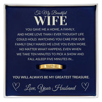 Load image into Gallery viewer, The "Five Minutes In" Ring — Funny Personalized Gift for Your Wife - Bard Jewelry
