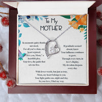 Load image into Gallery viewer, To My Mom - Guide That Sets Me Free - Forever Love Necklace - Bard Jewelry
