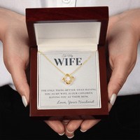 Load image into Gallery viewer, Gift For Wife - Only Thing Better - Infinity Knot Necklace - Bard Jewelry
