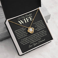Load image into Gallery viewer, Today, Tomorrow, and Everything Inbetween - Infinity Knot Necklace - Bard Jewelry
