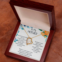 Load image into Gallery viewer, To My Mom - Guide That Sets Me Free - Forever Love Necklace - Bard Jewelry
