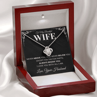 Load image into Gallery viewer, Gift For Wife - Always Beside you: Love you with all I am - Infinity Knot Necklace - Bard Jewelry
