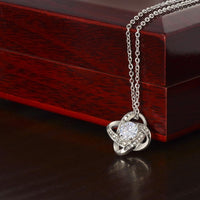 Load image into Gallery viewer, For Sister - Remember I am your Sister - Love Knot Necklace - Bard Jewelry

