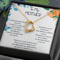 Load image into Gallery viewer, To My Mom - Guide That Sets Me Free - Forever Love Necklace - Bard Jewelry
