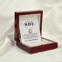 Load image into Gallery viewer, Gift For Wife - Never Alone - Infinity Knot Necklace - Bard Jewelry
