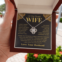 Load image into Gallery viewer, Gift For Wife - Love You For Infinity - Infinty Knot Necklace - Bard Jewelry

