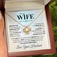 Load image into Gallery viewer, Every Beat of My Heart - Love Knot Necklace - Bard Jewelry

