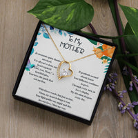 Load image into Gallery viewer, To My Mom - Guide That Sets Me Free - Forever Love Necklace - Bard Jewelry
