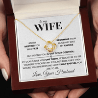 Load image into Gallery viewer, Loving you was out of my control - Love Knot Necklace - Bard Jewelry
