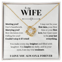 Load image into Gallery viewer, Your Last Everything - Love Knot Necklace - Bard Jewelry
