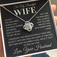 Load image into Gallery viewer, Gift For Wife - Always Protect You - Infintiy Knot Necklace - Bard Jewelry

