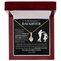 Load image into Gallery viewer, To My Amazing Daughter - Alluring Beauty Necklace - Bard Jewelry

