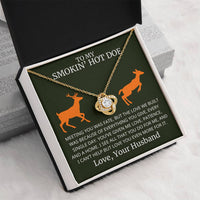 Load image into Gallery viewer, To My Smokin' Hot Doe - Everything You Give - Infinity Knot Necklace V0002 - Bard Jewelry
