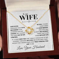 Load image into Gallery viewer, In You I Found Everything - Love Knot Necklace - Bard Jewelry
