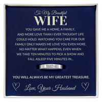Load image into Gallery viewer, The "Five Minutes In" Ring — Funny Personalized Gift for Your Wife - Bard Jewelry
