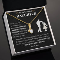 Load image into Gallery viewer, To My Amazing Daughter - Alluring Beauty Necklace - Bard Jewelry
