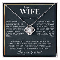 Load image into Gallery viewer, Sense of Rightness - Love Knot Necklace - Bard Jewelry
