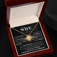 Load image into Gallery viewer, Love You Longer Love knot Necklace - Bard Jewelry
