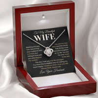 Load image into Gallery viewer, You Are My Love Story - Infinity Knot Necklace - Bard Jewelry
