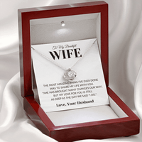 Load image into Gallery viewer, Gift For Wife - Share my Life With You - Infinity Knot Necklace - Bard Jewelry
