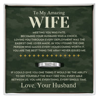 Load image into Gallery viewer, Best Thing The Army Never Issued Me - Engraved Ring - Bard Jewelry
