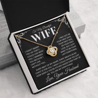 Load image into Gallery viewer, Gift for Your Wife - Every Beat of My Heart and Every Breath in my Chest - Infinity Knot Necklace - Bard Jewelry
