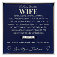 Load image into Gallery viewer, The "Unjustly Blamed" Ring — Funny Personalized Gift for Your Wife - Bard Jewelry
