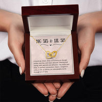 Load image into Gallery viewer, For Sister - Hearts in Unity - Interlocking Hearts Necklace - Bard Jewelry
