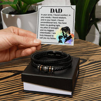 Load image into Gallery viewer, For My Dad - Pillar of Strength - Love You Forever Bracelet - Bard Jewelry
