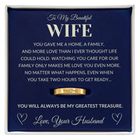 Load image into Gallery viewer, The "Two Hours to Get Ready" Ring — Funny Personalized Gift for Your Wife - Bard Jewelry
